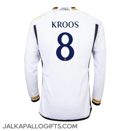 Real Madrid Toni Kroos #8 Kotipaita 2023-24 Pitkähihainen